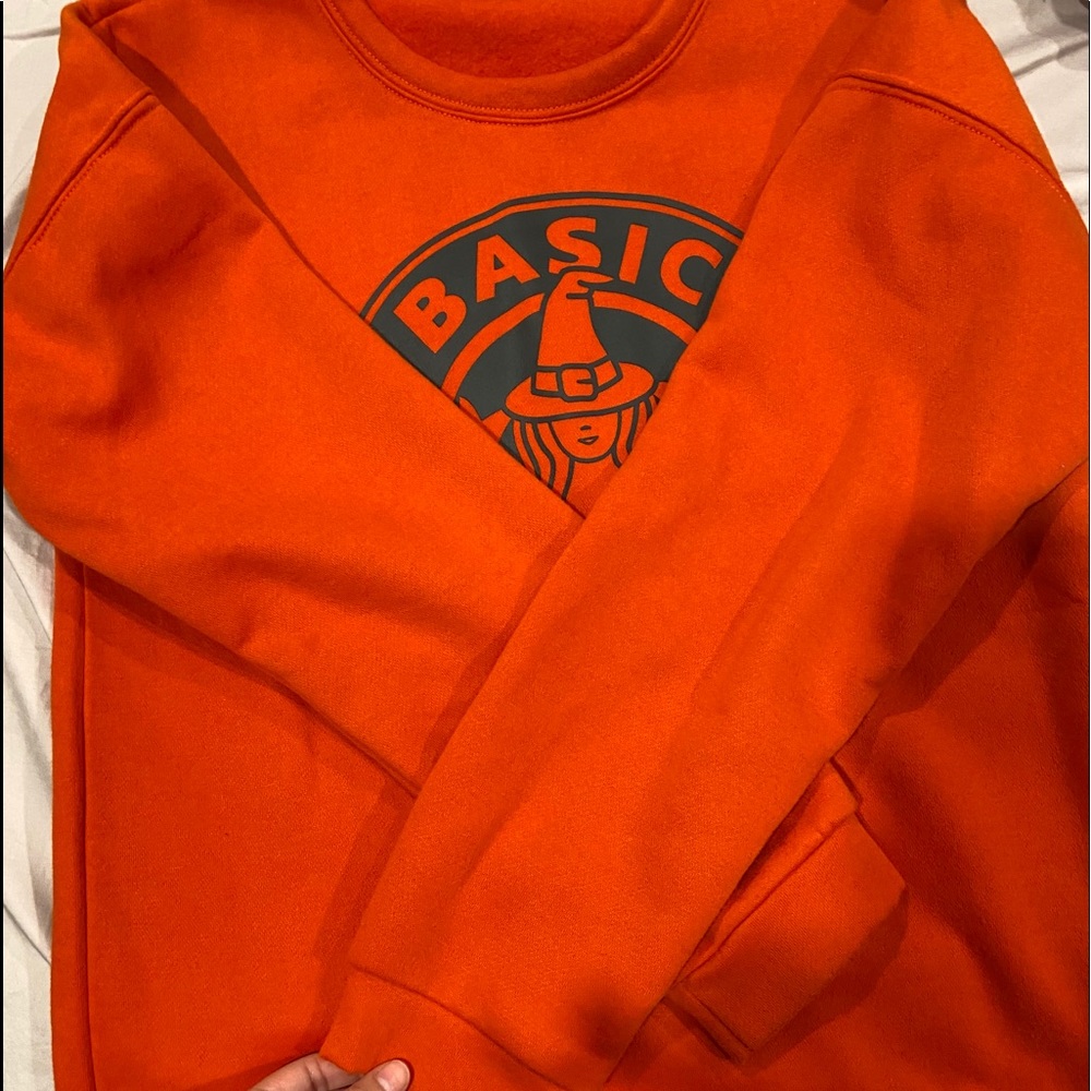 orange basic witch sweater - Picture 3 of 4